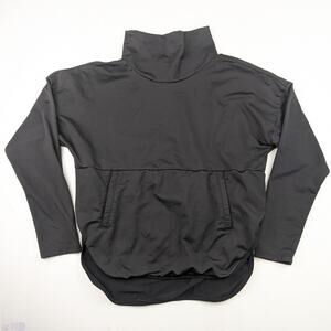 The North Face Girls Turtleneck Sweatshirt Pamilia Poncho Black M(10-12)